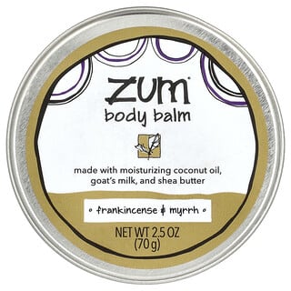 ZUM, 身體霜，乳香和沒方劑，2.5 盎司（70 克）