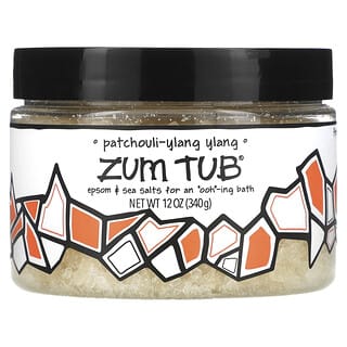 ZUM‏, Zum Tub ، إبسوم وأملاح البحر ، الباتشولي واليلانج ، 12 أونصة (340 جم)