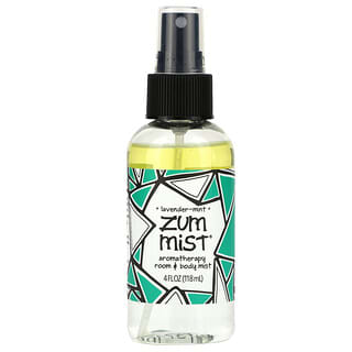 ZUM, Zum Mist，芳香護理室和身體噴霧，薰衣花草-薄荷香，4 液量盎司（118 毫升）
