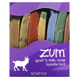ZUM‏, Zum Bar ، صندوق مجموعة صابون حليب الماعز ، 7 ألواح