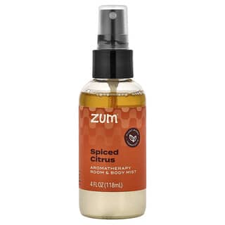 ZUM, Aromatherapy Room & Body Mist, Spiced Citrus, 118 ml (4 fl oz)
