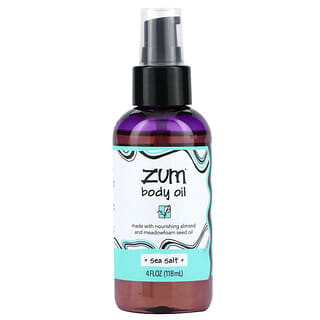 ZUM‏, שמן גוף Zum, מלח ים, 118 מ“ל (4 אונקיות נוזל)