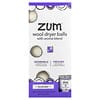 ZUM, Bolas de Secagem de Lã com Mistura de Aroma, Lavanda, 3 Bolas de Lã mais 1 Mistura de Aroma, 8,5 oz
