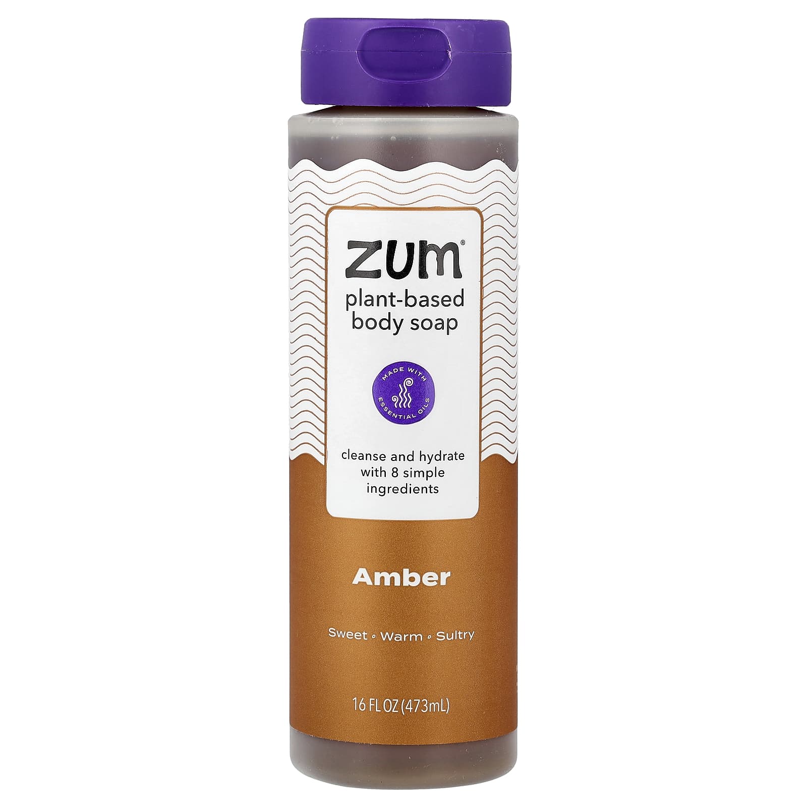 植物性ボディソープ、アンバー、473ml