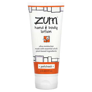 ZUM, 護手霜和身體乳，廣藿香香，6 液量盎司（177 毫升）