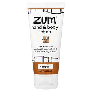 ZUM, Loção para Mãos e Corpo, Âmbar, 177 ml (6 fl oz)