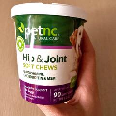 Exp: 03/26, Petnc NATURAL CARE, Hip & Joint, All Dog, Liver, 90 Soft Chews 6.3 Oz (180 G) I.1263944382