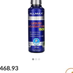 Page 1 - Reviews - ALLMAX, Liquid L-Carnitine 1500, Blue Raspberry, 16 oz  (473 ml)