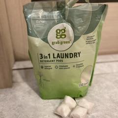 3 in 1洗濯用洗剤ジェルボール、ベチベル、24回分、384g（13.5オンス）