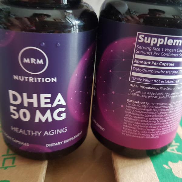 Complément MRM DHE A 50mg - 2x60 Capsules, Anti-âge Et Thermogénique, Expiration 06/2026, Fabriqué Aux États-Unis