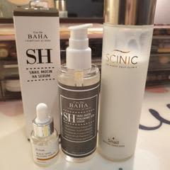 Sérum Cos De BAHA SH à La Mucine D'escargot Et Acide Hyaluronique - Soin Quotidien - Neuf