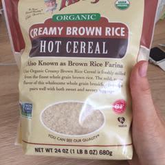 thumbnail image 2 of Bob's Red Mill Organic Creamy Brown Rice Hot Cereal – 24 Oz (680g), Non-GMO, Exp 03/2027 2 of 4