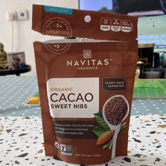 オーガニックカカオスイートニブ、227g（8オンス）