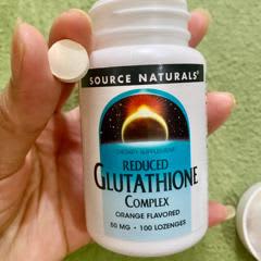source naturals reduced glutathione Source Naturals, Reduced Glutathione Complex 50 mg Orange, 100 Tablets