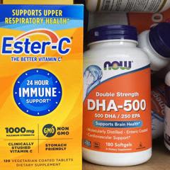 Now Foods Double Strength DHA-500 - Huile De Poisson 180 Softgels - Fort En EPA/DHA - Neuf
