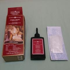 ヘナクリーム、ハイパフォーマンスヘルシーヘアカラー、白髪染め用