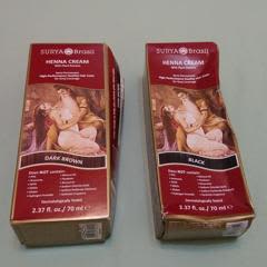 ヘナクリーム、Semi-Permanent Vegan Hair Dye for Gray Coverage and