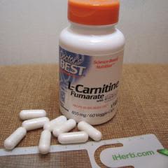 Page 1 - Reviews - Doctor's Best, L-Carnitine Fumarate, 180 Veggie Caps  (500 mg per Veggie Cap) - iHerb
