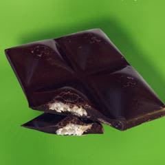 ミントクリーム入りダークチョコレート、カカオ55％、90g（3.2オンス）