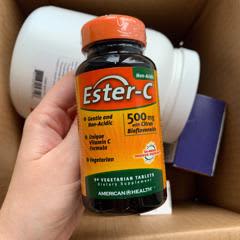 ●American Health エスターC 500mg シトラスフラボノイド● Amazon | エスターC 500mg 柑橘系バイオフラボノイド 200mg配合 120