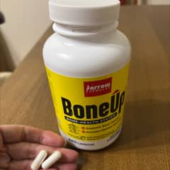 Jarrow Formulas Bone-Up - Complément Calcium Premium Pour La Santé Osseuse, 120 Gélules, Date Péremption 12/2026