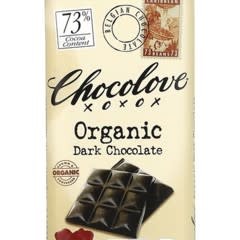 オーガニックダークチョコレートバー、カカオ73％、90g（3.2オンス）