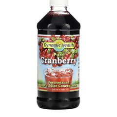 ピュアクランベリー、100%濃縮果汁、甘み無添加、16液量オンス (473 ml)