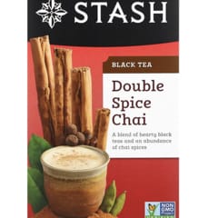 紅茶、ダブルスパイスチャイ、ティーバッグ18個、33g（1.1オンス）