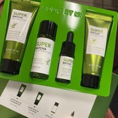 スーパー抹茶毛穴汚れケアスターターセット、エディション、4点セット