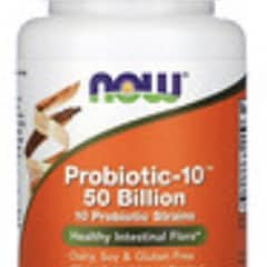 Probiotiques NOW Probiotic-10 50 Milliards - 50 Gélules - Bien-être Intestinal