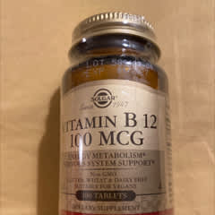 Vitamine B12 Solgar - Boîte De 2 X 50 Capsules, Pour L'énergie, Date De Péremption 12/2027