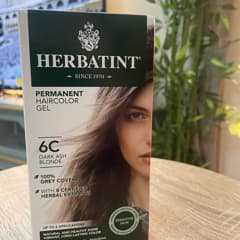 Permanent Haircolor Gel, 6C Dark Ash Blonde, 4.56 fl oz (135 ml)