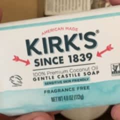 KIRK'S~100% PREMIUM COCONUT OIL~ORIGINAL FRESH SCENT~GENTLE CASTILE