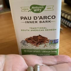 Pau D'Arco（ポーダルコ）内樹皮、ヴィーガンカプセル180粒（1粒あたり