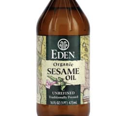 ゴマ油出品 有機ごま油、未精製、16 fl oz (473 ml)