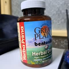 Great Plains® Bentonite + Herbal Detox, 60 Capsules