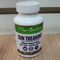 速くおよび自由な mg, 200 Theanine®, Sun 90 Capsules Vegetarian サプリメント・ビタミン