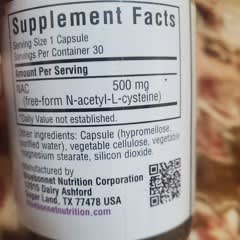 Page 1 - Reviews - Bluebonnet Nutrition, NAC, 500 mg, 30 Vegetable Capsule  - iHerb