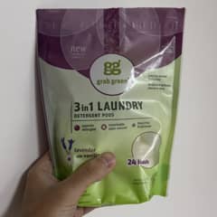 3イン1洗濯洗剤ポッド、ラベンダーバニラ、60回分、2 lbs 6 oz