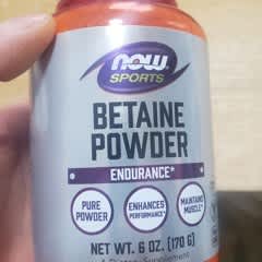 NOW Sports Betaina In Polvere Pura – 170g, Integratore Per Resistenza E Performance, Mantiene La Massa Muscolare, Adatto A Dieta Ed Esercizio