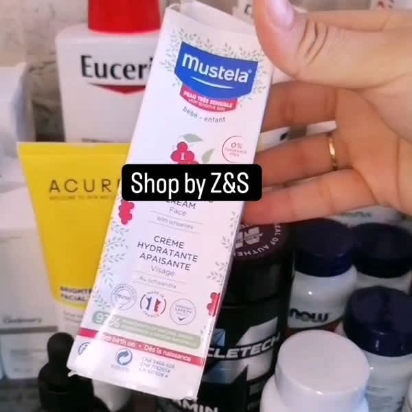 Mustela Crème Hydratante Apaisante Visage 40ml - Peaux Très Sensible