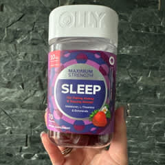 Sleep Gummies、Maximum Strength、糖類ゼロ、ストロベリーサンセット