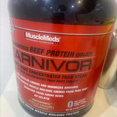 MuscleMeds Carnivor Bioengineered Beef Protein Isolate – Vanilla Caramel 1.95 Lb