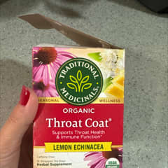 Organic Throat Coat（オーガニック スロートコート）、レモン