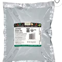 オーガニックジャスミン緑茶、453g（16オンス）