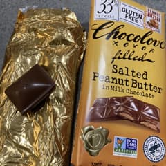 塩ピーナッツバター入りミルクチョコレート、カカオ33％、90g（3.2オンス）