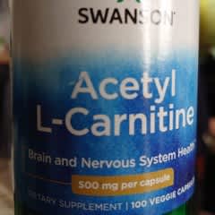 acetyl l carnitine 功效 頁面1 - 評價- Swanson Vitamins, Acetyl L-Carnitine, 500 mg, 100 Veggie Capsules