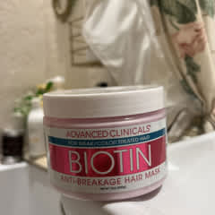 ビオチン、Strengthening Hair Mask、340ml（12液量オンス）