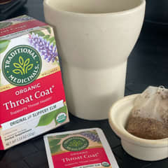 Organic Throat Coat、アカニレ入りオリジナル、カフェイン Organic Throat Coat、アカニレ入りオリジナル、カフェイン