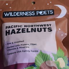 Organic Pacific Northwest Hazelnuts, Unsalted, 8 oz (226 g)
